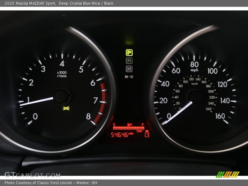  2015 MAZDA5 Sport Sport Gauges