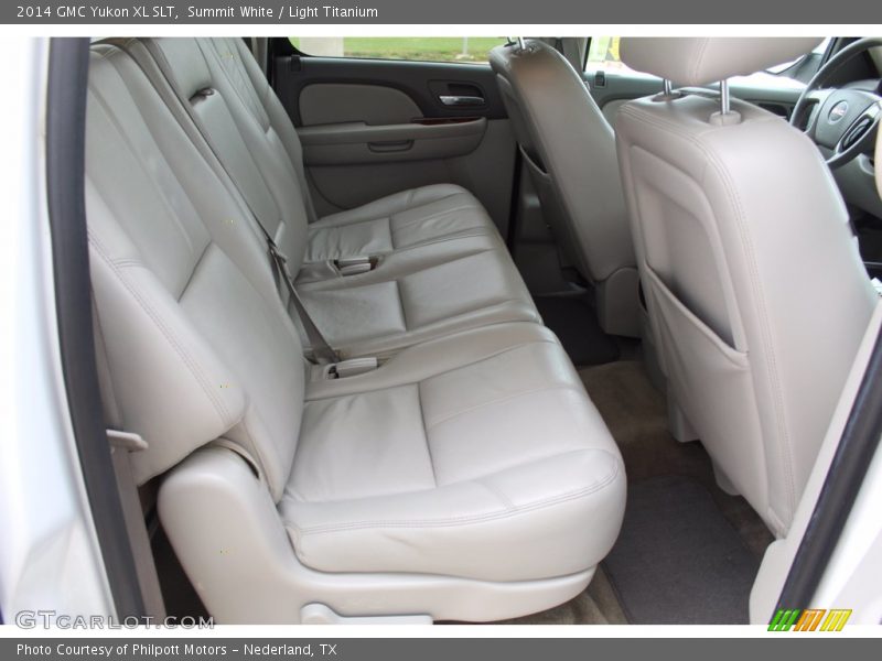 Rear Seat of 2014 Yukon XL SLT