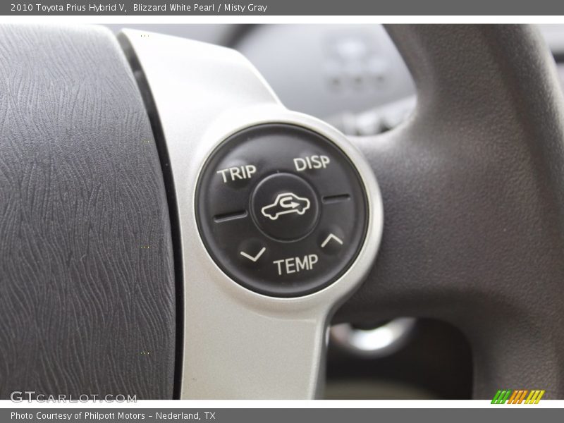 Blizzard White Pearl / Misty Gray 2010 Toyota Prius Hybrid V