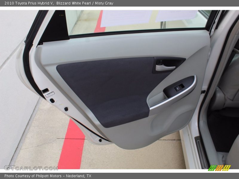 Blizzard White Pearl / Misty Gray 2010 Toyota Prius Hybrid V