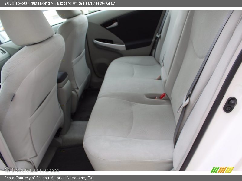 Blizzard White Pearl / Misty Gray 2010 Toyota Prius Hybrid V