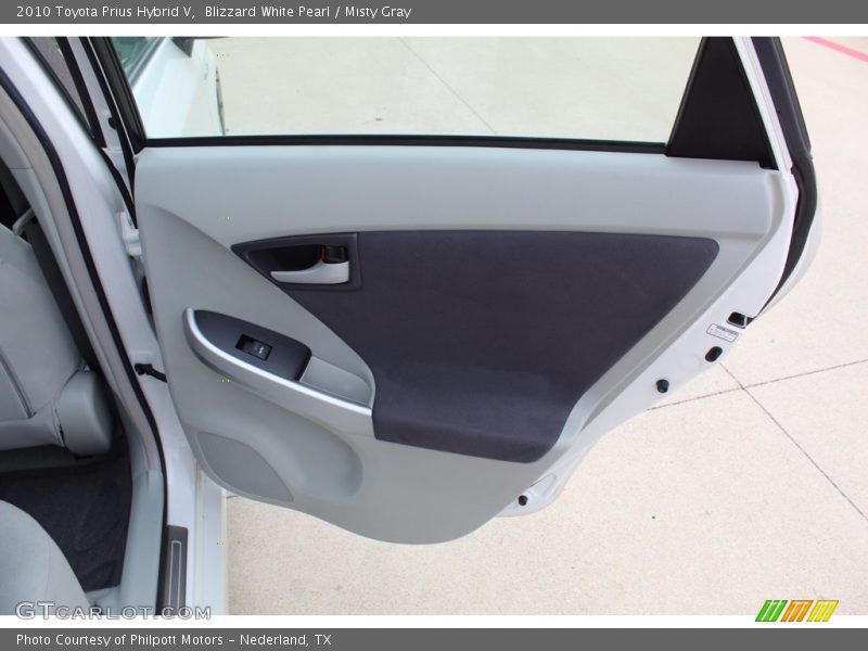 Blizzard White Pearl / Misty Gray 2010 Toyota Prius Hybrid V