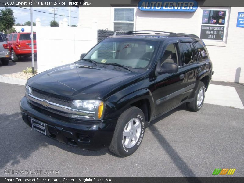Black / Gray 2003 Chevrolet TrailBlazer LS 4x4