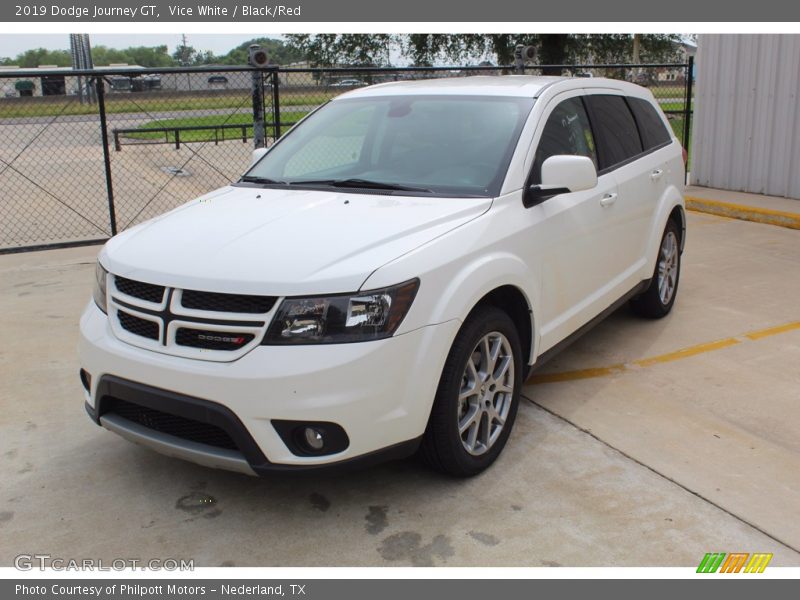 Vice White / Black/Red 2019 Dodge Journey GT