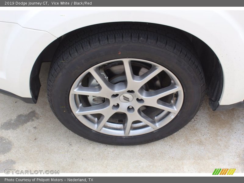 Vice White / Black/Red 2019 Dodge Journey GT