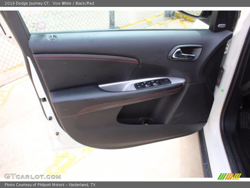 Vice White / Black/Red 2019 Dodge Journey GT