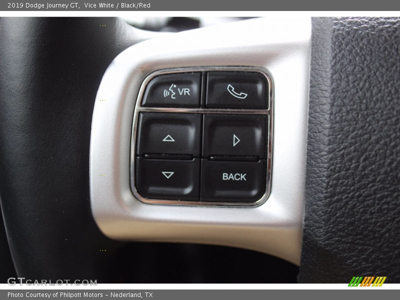 Vice White / Black/Red 2019 Dodge Journey GT