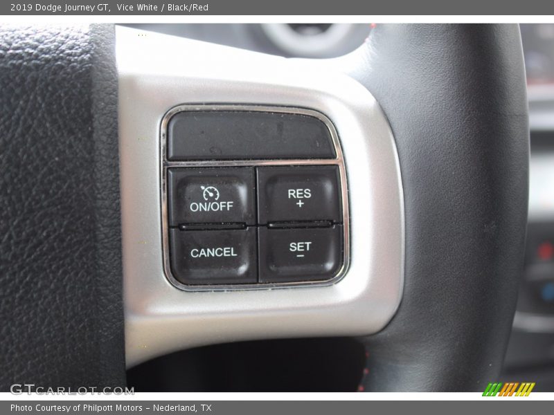 Vice White / Black/Red 2019 Dodge Journey GT