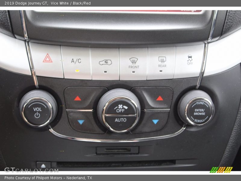 Vice White / Black/Red 2019 Dodge Journey GT
