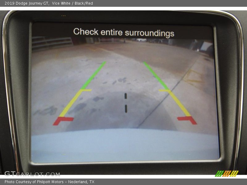 Vice White / Black/Red 2019 Dodge Journey GT