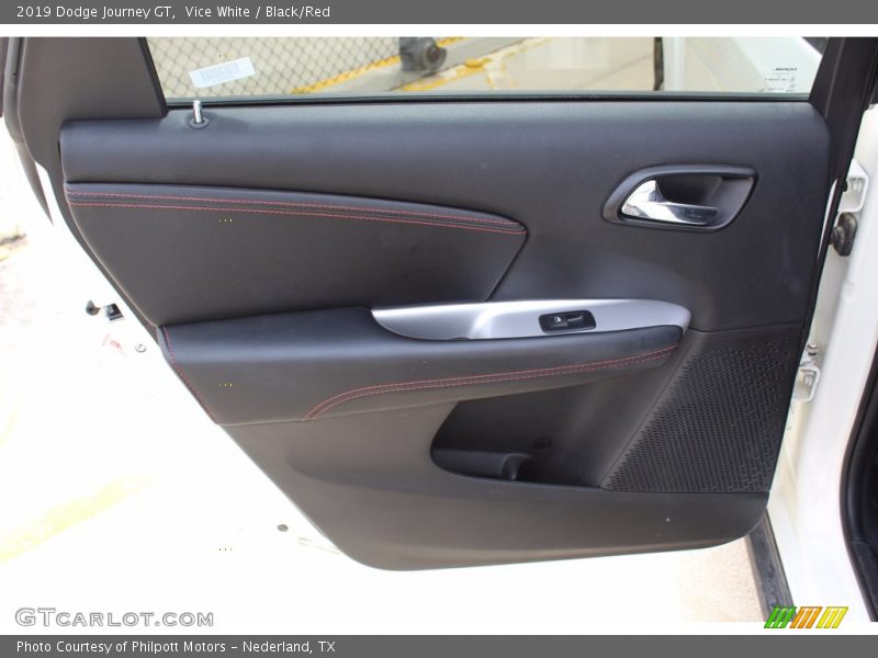 Vice White / Black/Red 2019 Dodge Journey GT
