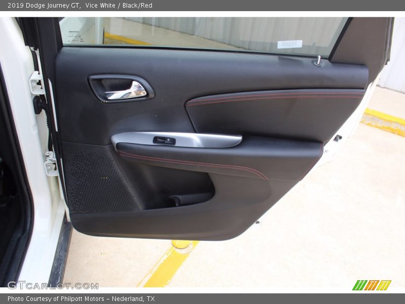 Vice White / Black/Red 2019 Dodge Journey GT