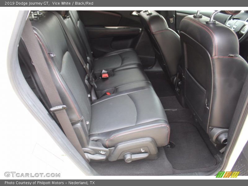 Vice White / Black/Red 2019 Dodge Journey GT