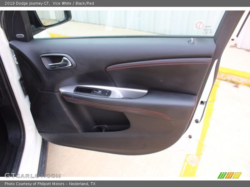 Vice White / Black/Red 2019 Dodge Journey GT