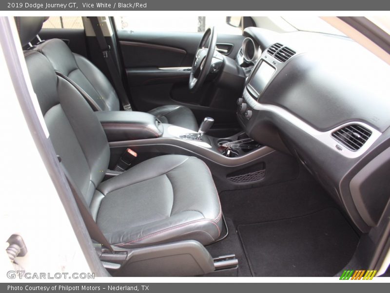Vice White / Black/Red 2019 Dodge Journey GT