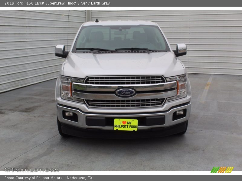 Ingot Silver / Earth Gray 2019 Ford F150 Lariat SuperCrew