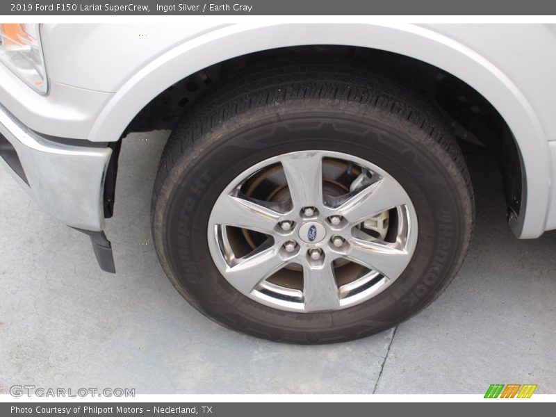 Ingot Silver / Earth Gray 2019 Ford F150 Lariat SuperCrew