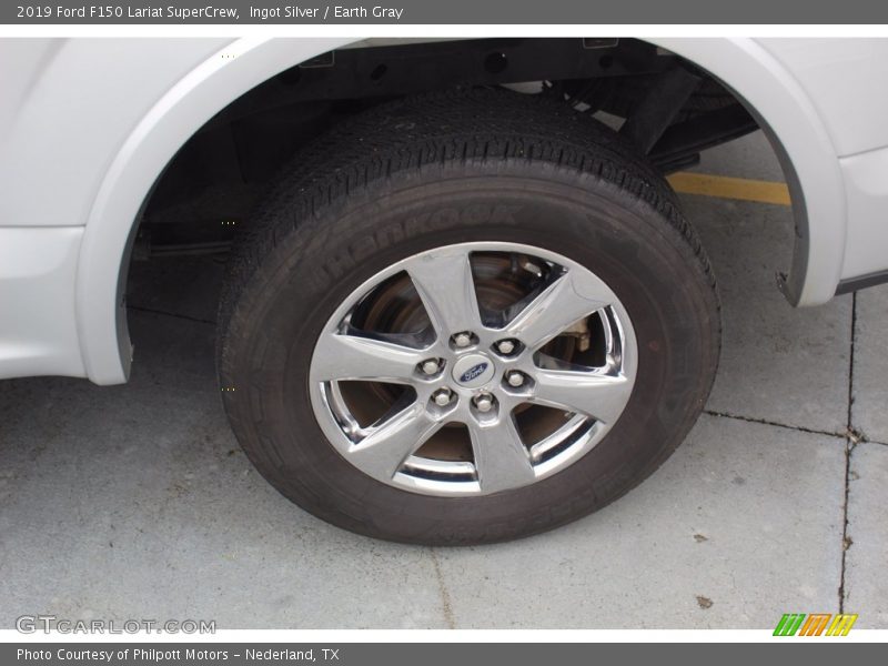 Ingot Silver / Earth Gray 2019 Ford F150 Lariat SuperCrew