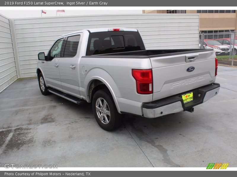 Ingot Silver / Earth Gray 2019 Ford F150 Lariat SuperCrew