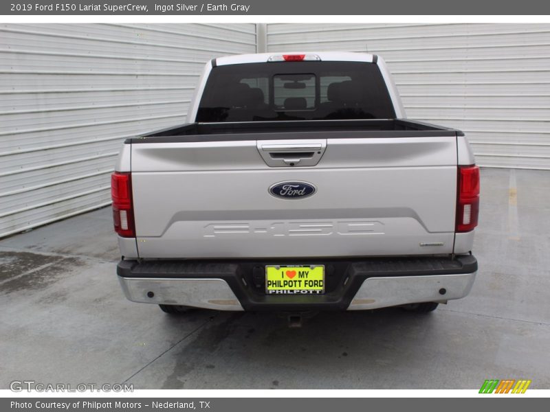 Ingot Silver / Earth Gray 2019 Ford F150 Lariat SuperCrew