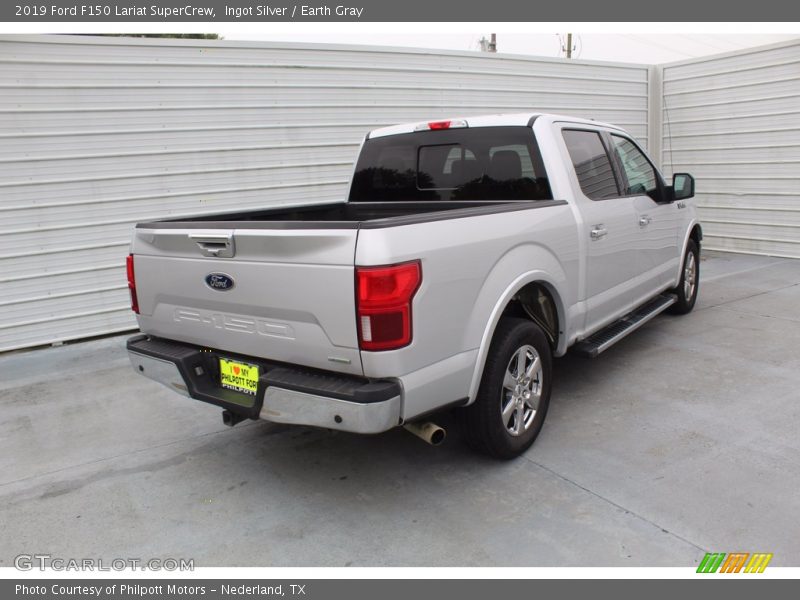 Ingot Silver / Earth Gray 2019 Ford F150 Lariat SuperCrew