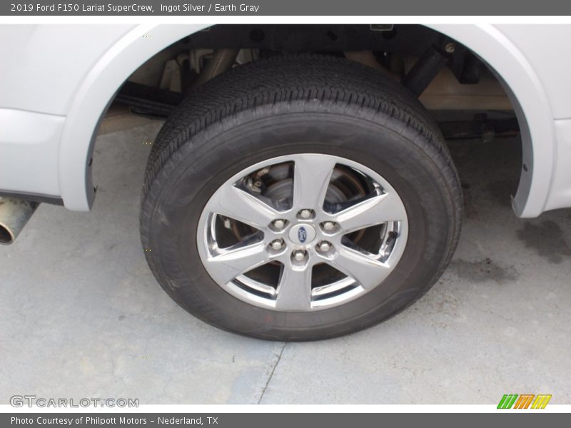 Ingot Silver / Earth Gray 2019 Ford F150 Lariat SuperCrew