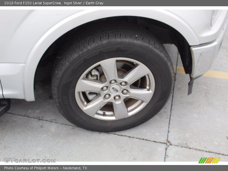 Ingot Silver / Earth Gray 2019 Ford F150 Lariat SuperCrew