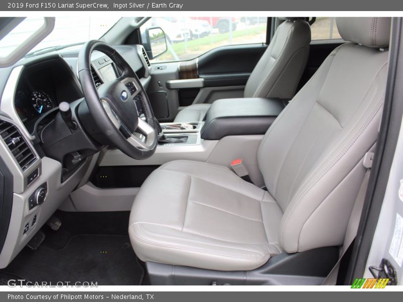 Ingot Silver / Earth Gray 2019 Ford F150 Lariat SuperCrew