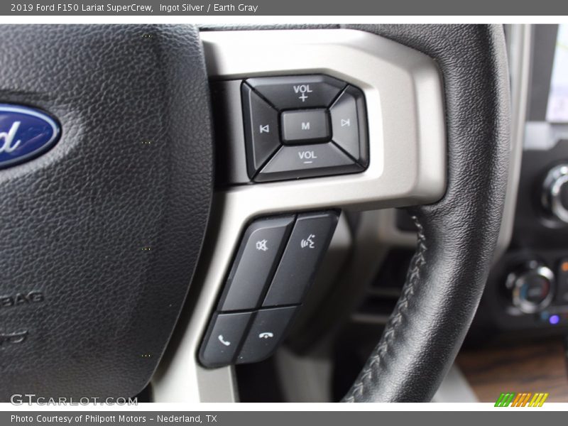 Ingot Silver / Earth Gray 2019 Ford F150 Lariat SuperCrew