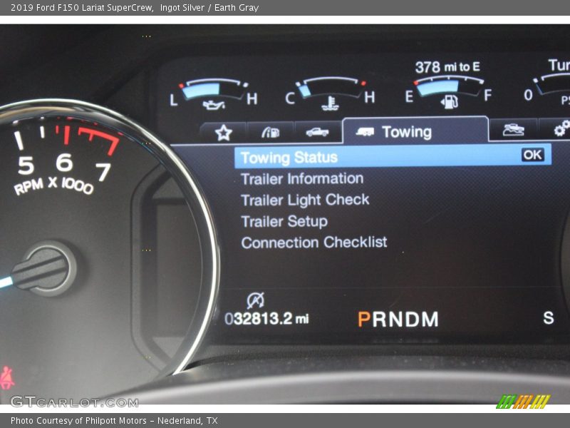 Ingot Silver / Earth Gray 2019 Ford F150 Lariat SuperCrew
