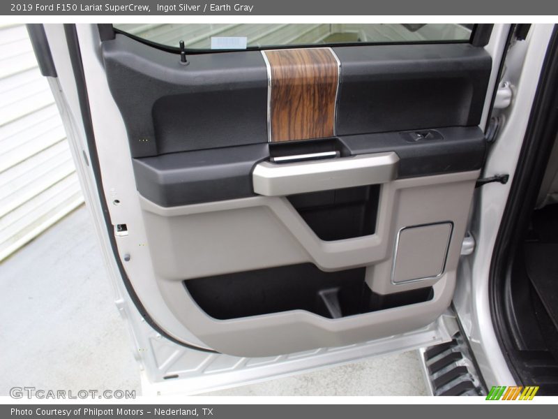 Ingot Silver / Earth Gray 2019 Ford F150 Lariat SuperCrew