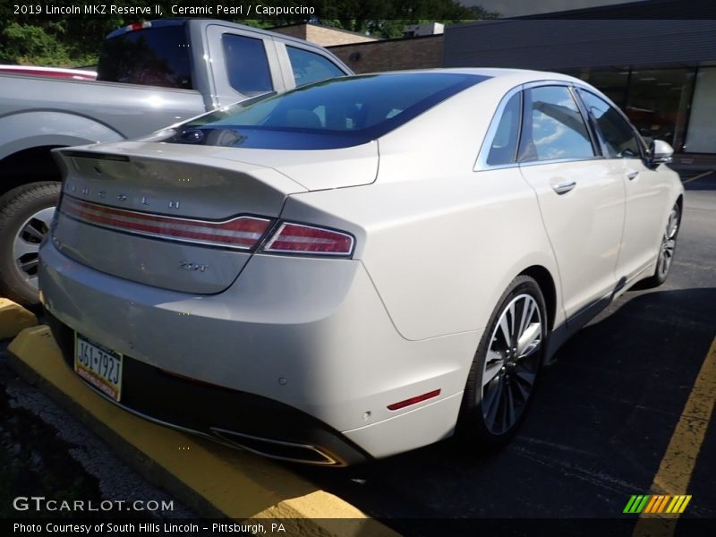 Ceramic Pearl / Cappuccino 2019 Lincoln MKZ Reserve II