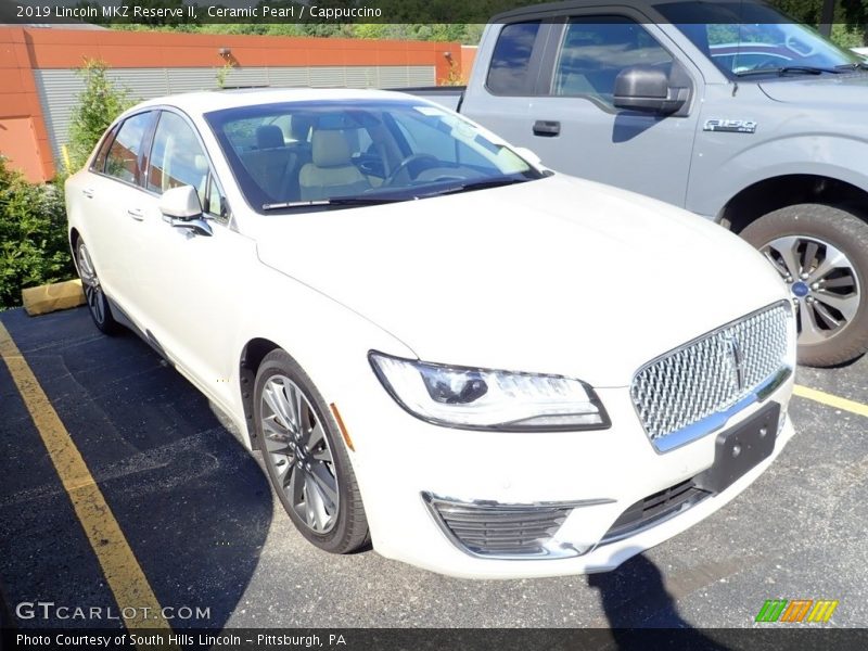 Ceramic Pearl / Cappuccino 2019 Lincoln MKZ Reserve II