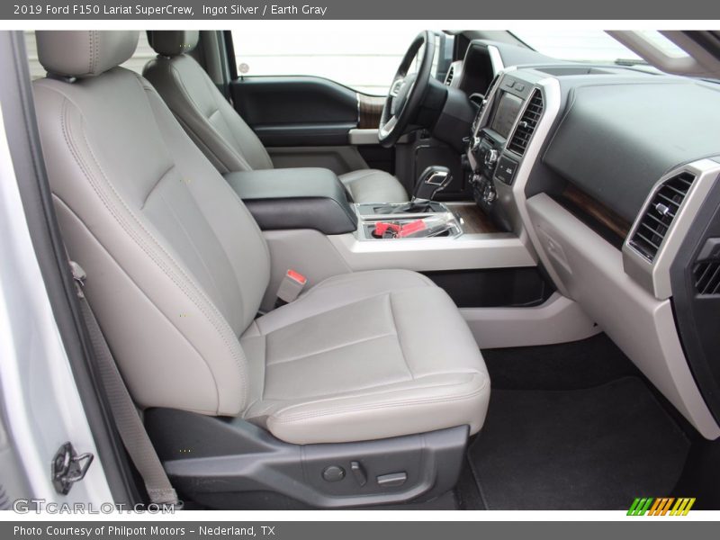 Ingot Silver / Earth Gray 2019 Ford F150 Lariat SuperCrew
