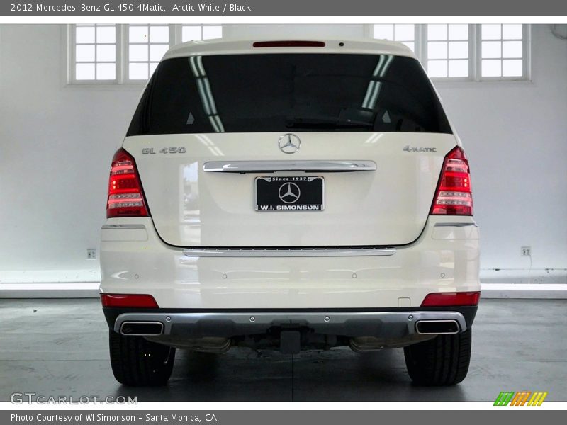 Arctic White / Black 2012 Mercedes-Benz GL 450 4Matic