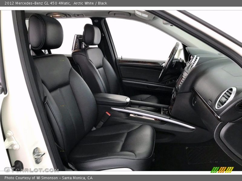 Arctic White / Black 2012 Mercedes-Benz GL 450 4Matic