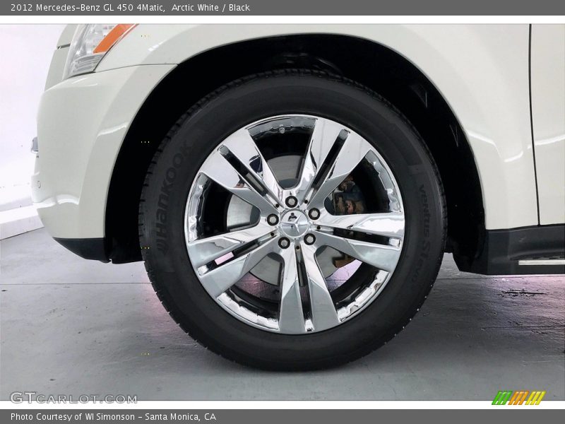 Arctic White / Black 2012 Mercedes-Benz GL 450 4Matic