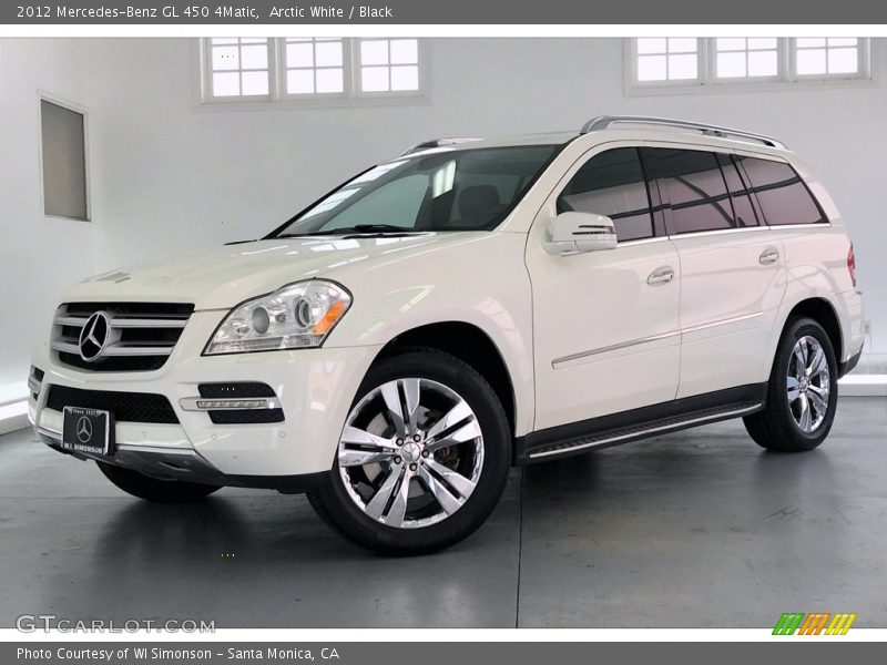 Arctic White / Black 2012 Mercedes-Benz GL 450 4Matic
