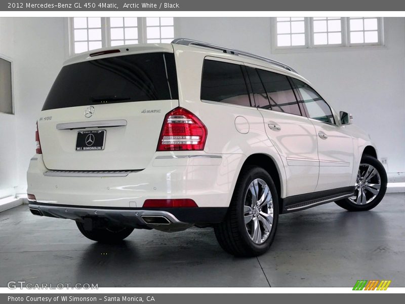 Arctic White / Black 2012 Mercedes-Benz GL 450 4Matic