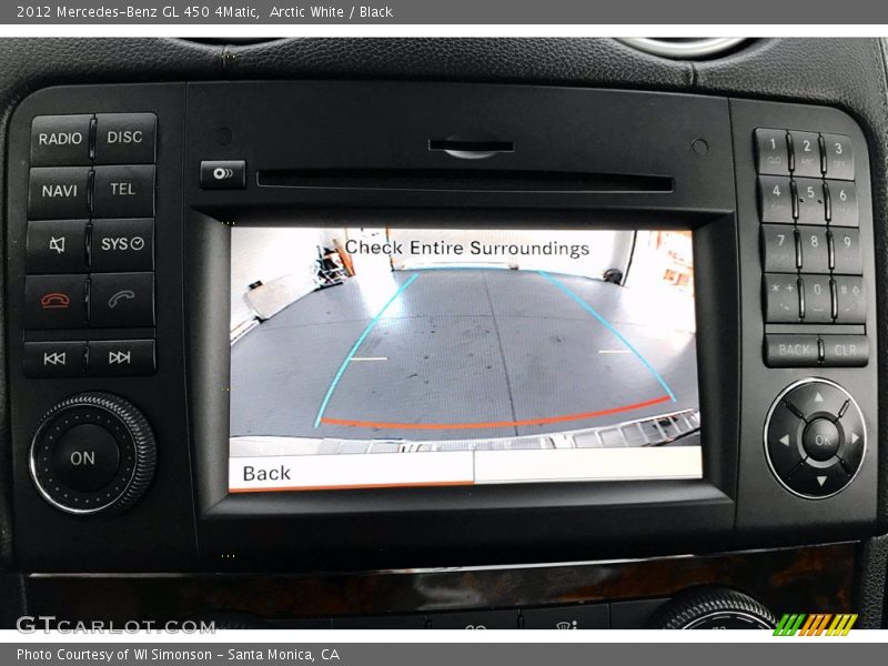 Arctic White / Black 2012 Mercedes-Benz GL 450 4Matic