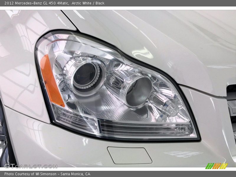 Arctic White / Black 2012 Mercedes-Benz GL 450 4Matic