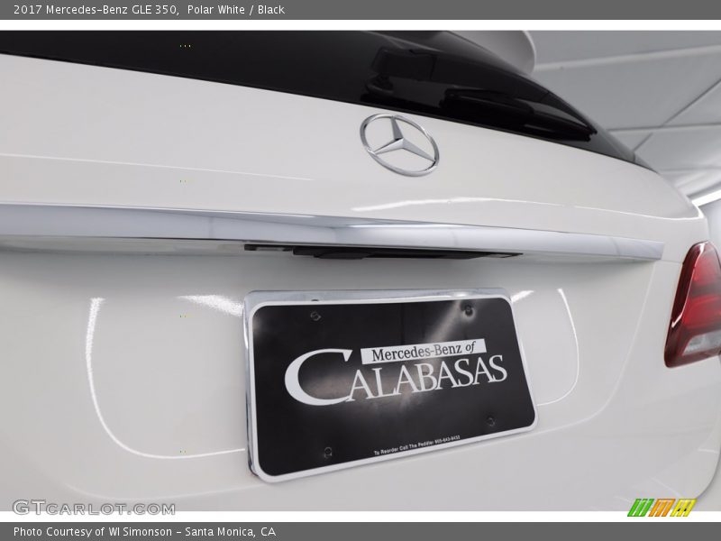 Polar White / Black 2017 Mercedes-Benz GLE 350