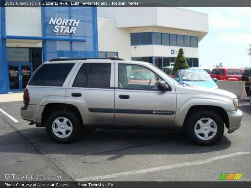 Light Pewter Metallic / Medium Pewter 2003 Chevrolet TrailBlazer LS 4x4