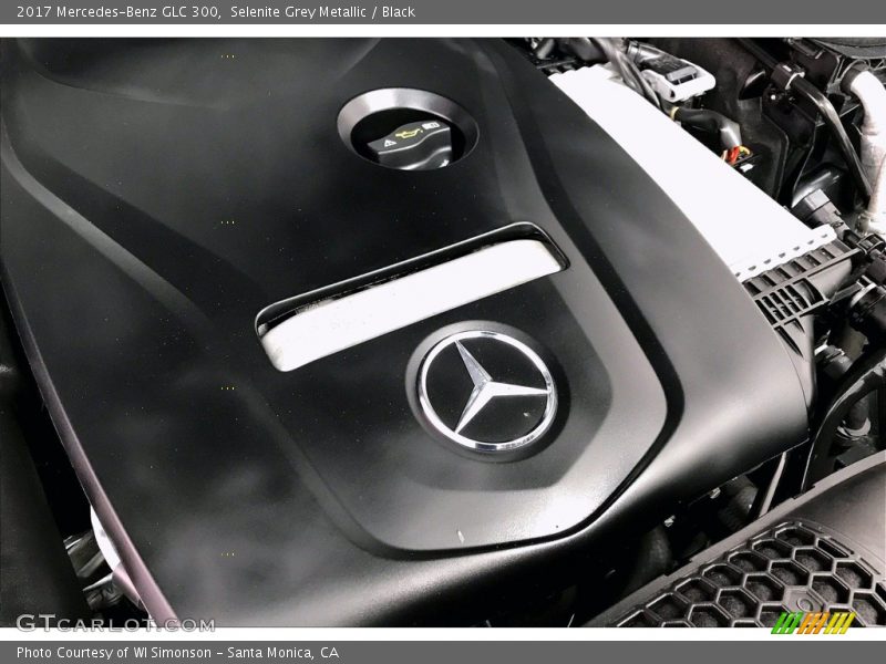 Selenite Grey Metallic / Black 2017 Mercedes-Benz GLC 300