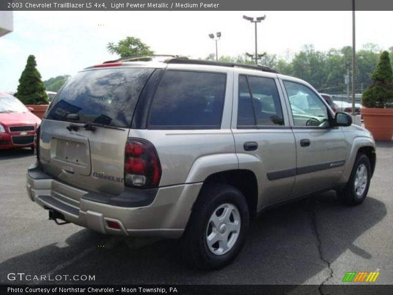 Light Pewter Metallic / Medium Pewter 2003 Chevrolet TrailBlazer LS 4x4