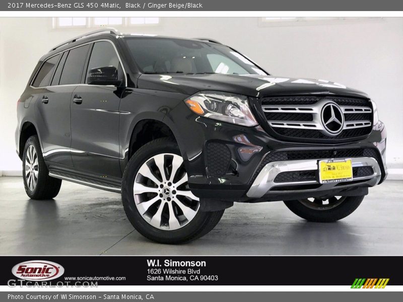 Black / Ginger Beige/Black 2017 Mercedes-Benz GLS 450 4Matic