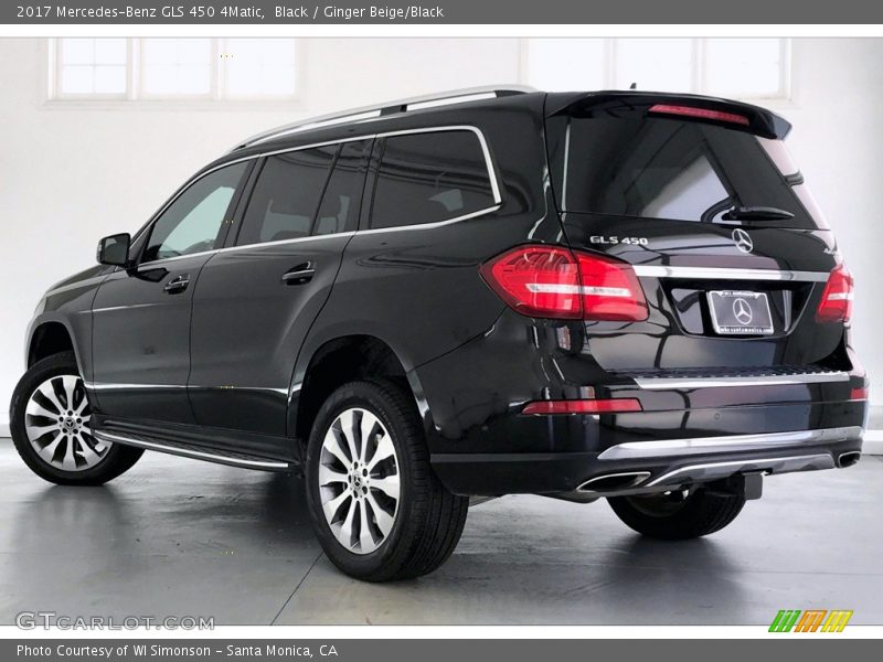 Black / Ginger Beige/Black 2017 Mercedes-Benz GLS 450 4Matic