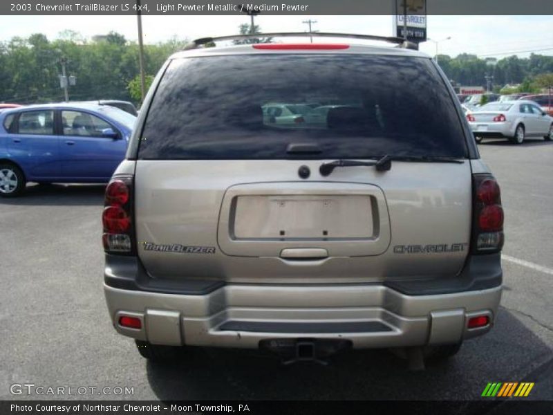 Light Pewter Metallic / Medium Pewter 2003 Chevrolet TrailBlazer LS 4x4