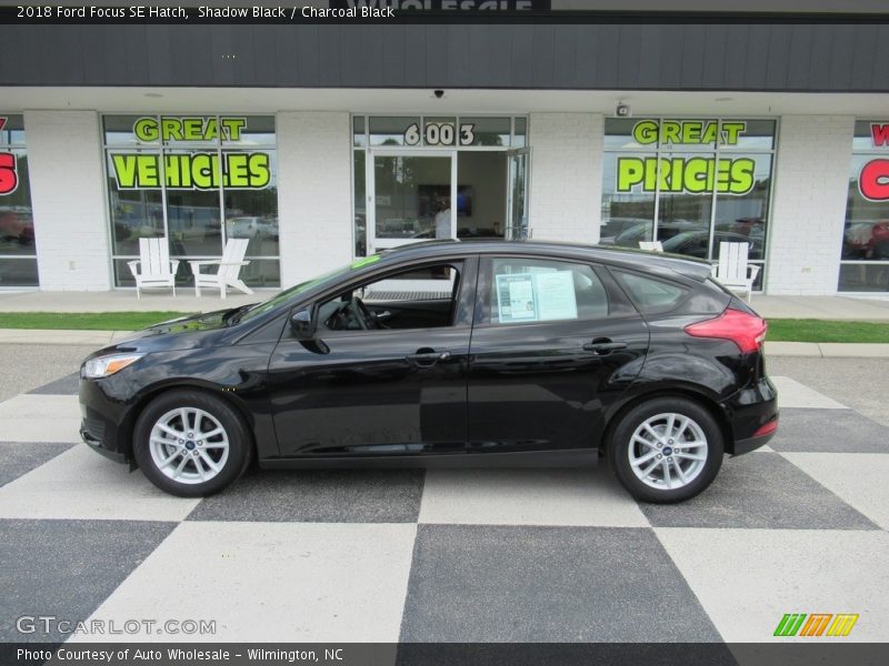 Shadow Black / Charcoal Black 2018 Ford Focus SE Hatch