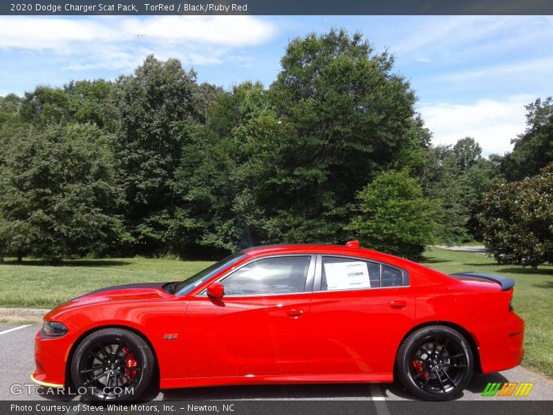 TorRed / Black/Ruby Red 2020 Dodge Charger Scat Pack